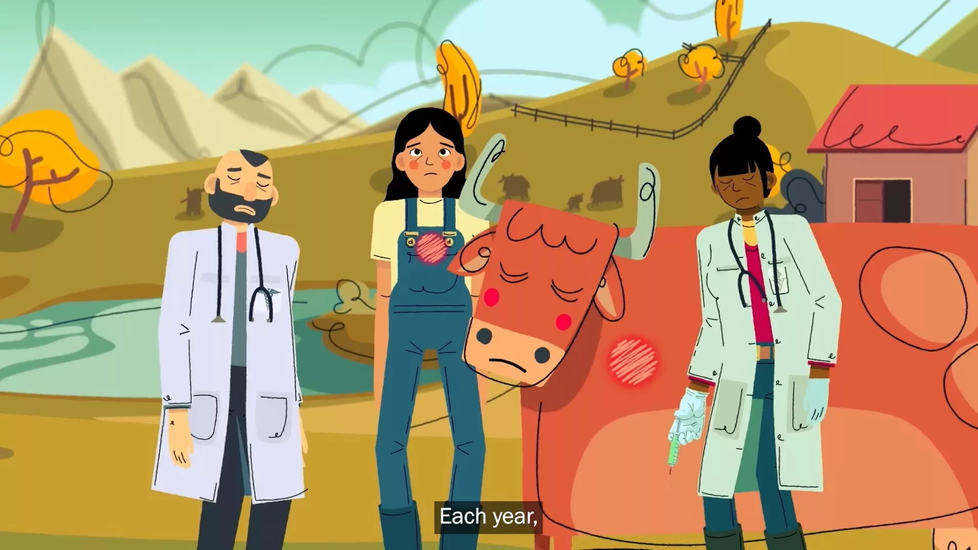 Un motion design produit par Animal pensant sur l&rsquo;antibiorésistance